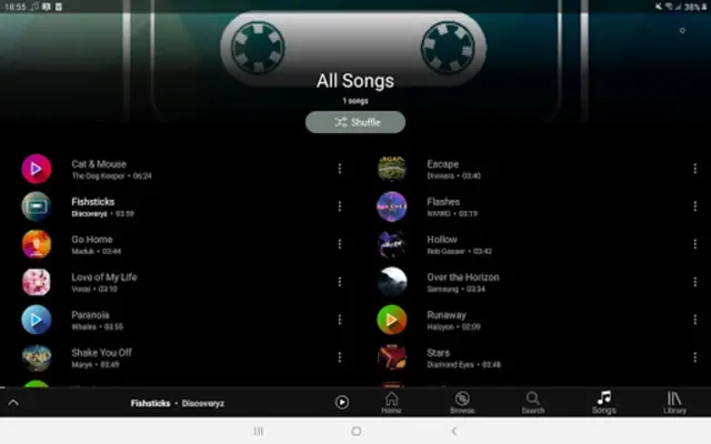 Musigraph Music Player android App screenshot 2